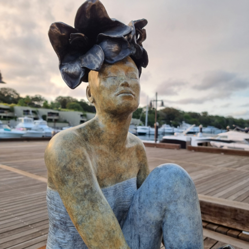 Bronze Figurative Sculpture – Midsummer Night Dream by Mela Cooke, 100cm | ARTpark Australia