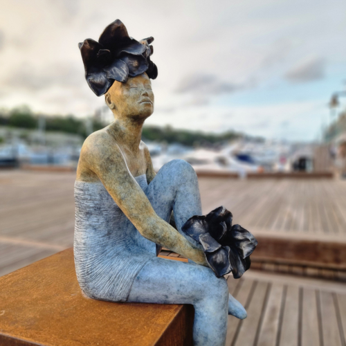 Bronze Figurative Sculpture – Midsummer Night Dream by Mela Cooke, 100cm | ARTpark Australia