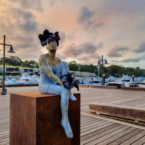 Bronze Figurative Sculpture – Midsummer Night Dream by Mela Cooke, 100cm | ARTpark Australia