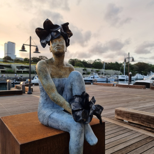 Bronze Figurative Sculpture – Midsummer Night Dream by Mela Cooke, 100cm | ARTpark Australia