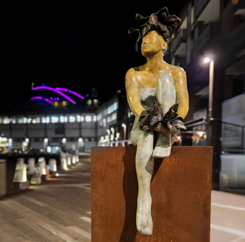 Bronze Figurative Sculpture – Midsummer Night Dream by Mela Cooke, 100cm | ARTpark Australia