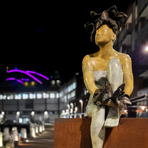 Bronze Figurative Sculpture – Midsummer Night Dream by Mela Cooke, 100cm | ARTpark Australia