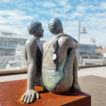 mela cooke sculpture bronze swimmer figure