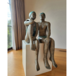 mela cooke bronze garden sculpture