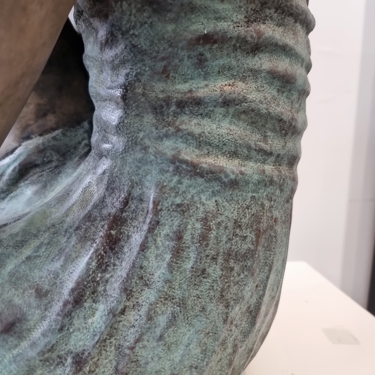 Bronze Swimmer Sculpture – Urban Botanica by Mela Cooke, 98x48x25cm - view 9