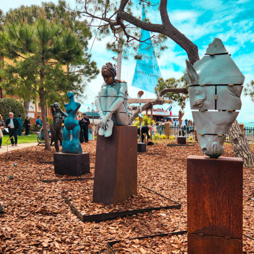 Bronze Horse Sculpture – Next Level by Stephen Glassborow, 185x40x35cm | ARTpark Australia