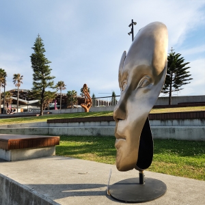 Woman-in-bronze sonia payes sculpture