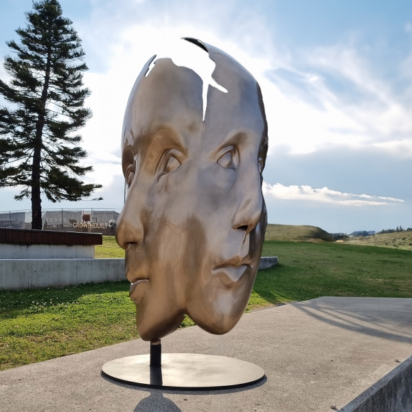 Woman-in-bronze sonia payes sculpture