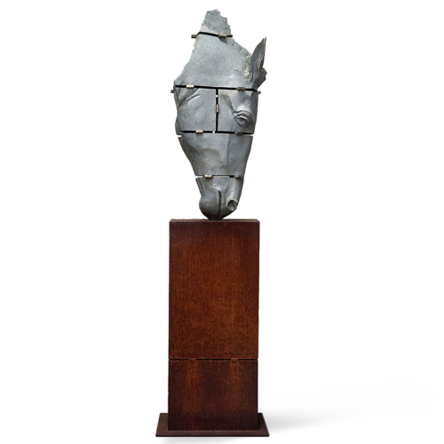 Bronze Horse Sculpture – Next Level by Stephen Glassborow, 185x40x35cm | ARTpark Australia