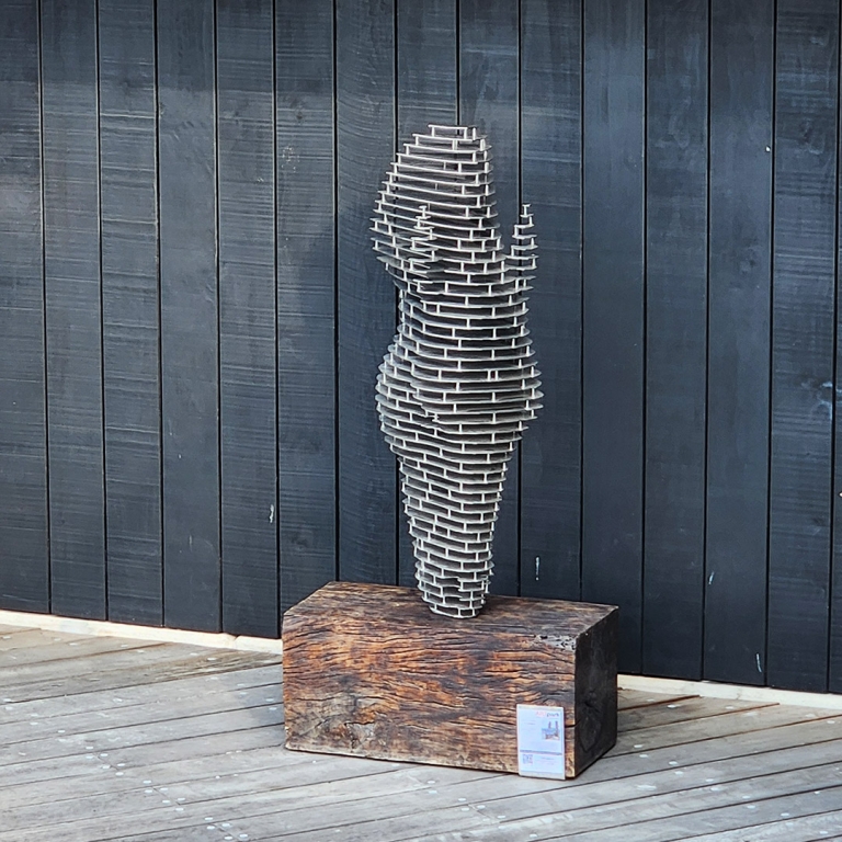 Stainless Steel Horse Sculpture – 50 Valleys by Omar Viglino, 210cm - view 14