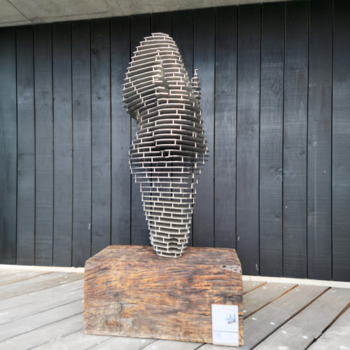 Stainless Steel Horse Sculpture – 50 Valleys by Omar Viglino, 210cm | ARTpark Australia