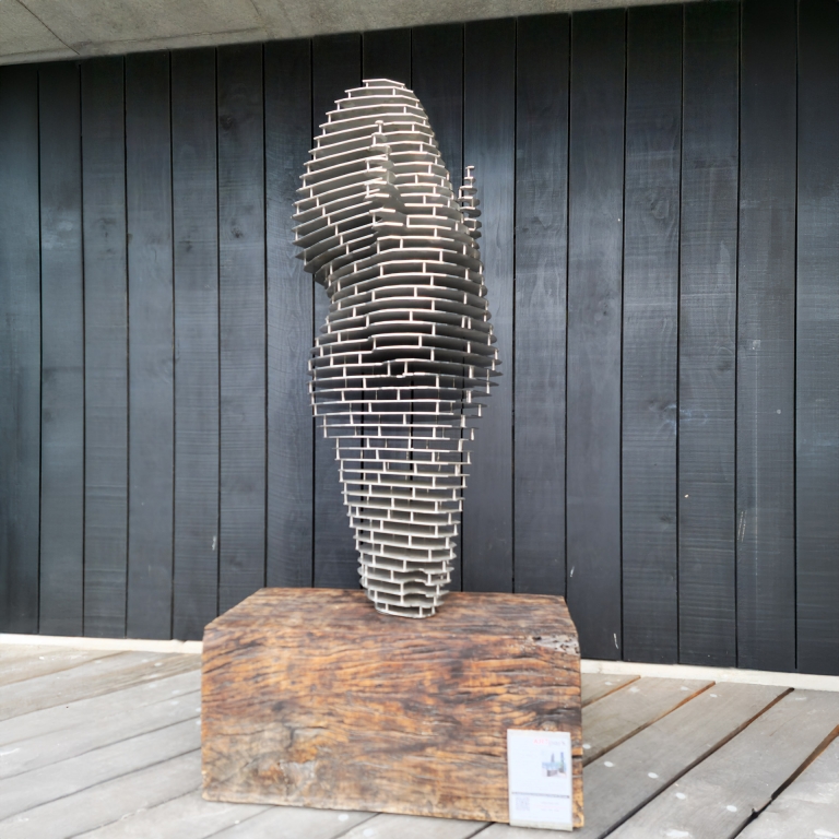 Stainless Steel Horse Sculpture – 50 Valleys by Omar Viglino, 210cm - view 11