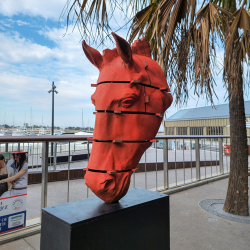 Bronze Horse Sculpture – Equus by Stephen Glassborow, 187cm | ARTpark Australia