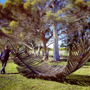 large outdoor metal sculpture