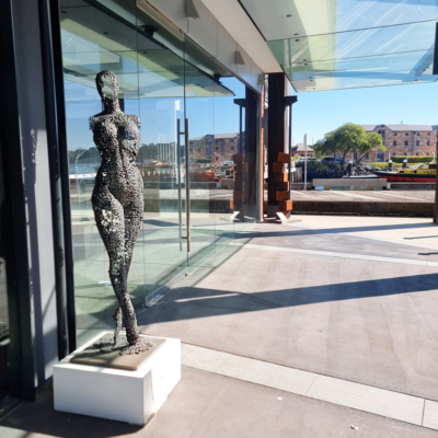 woman sculpture, female figurative sculpture