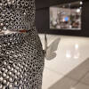 metal female sculpture