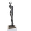 metal female sculpture
