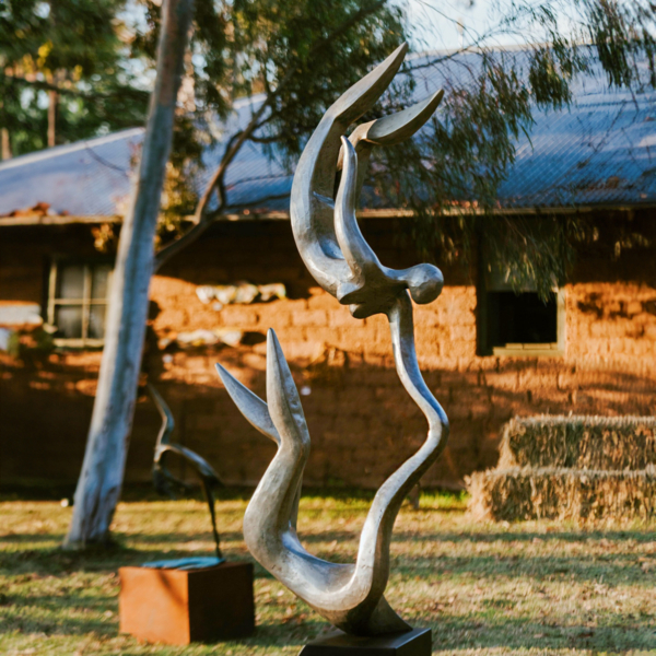 large garden sculpture