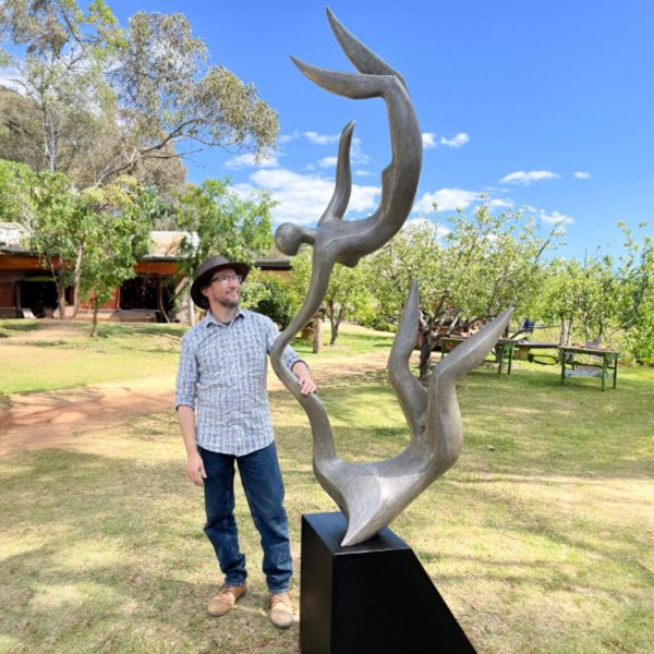 large garden sculpture