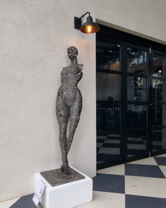 Fabricated Steel Figurative Sculpture – Last Dance by Emad Dhahir, 170x50x30cm | ARTpark Australia