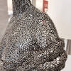 metal female sculpture