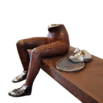 Anybody-for-tennis? Nicole Allen sculpture