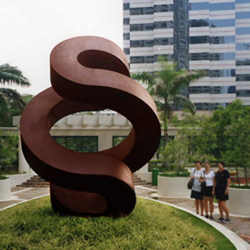 Corten Steel Landmark Sculpture – Guardian by Greg Johns, 5m | ARTpark Australia