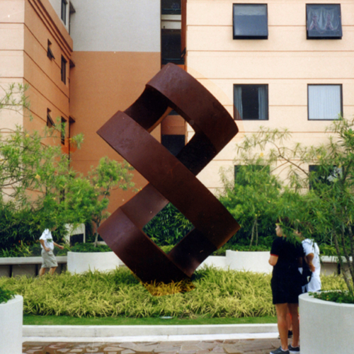 Corten Steel Landmark Sculpture – Guardian by Greg Johns, 5m | ARTpark Australia