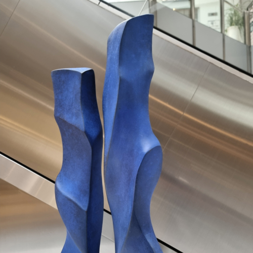 Bronze Figurative Sculpture – Forever Together by Margaret Sheridan, 137x50x40cm | ARTpark Australia