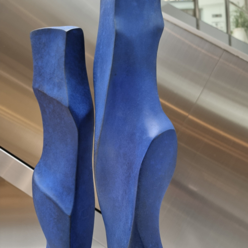 Bronze Figurative Sculpture – Forever Together by Margaret Sheridan, 137x50x40cm | ARTpark Australia