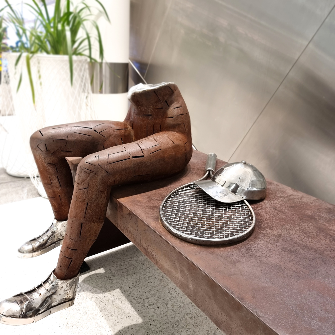 nicole allen tennis sculpture