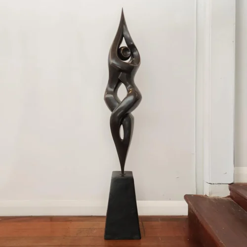 Bronze Figurative Sculpture – Entwined by Michael Vaynman, 150x26x26cm | ARTpark Australia