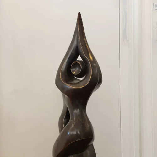 Bronze Figurative Sculpture – Entwined by Michael Vaynman, 150x26x26cm | ARTpark Australia
