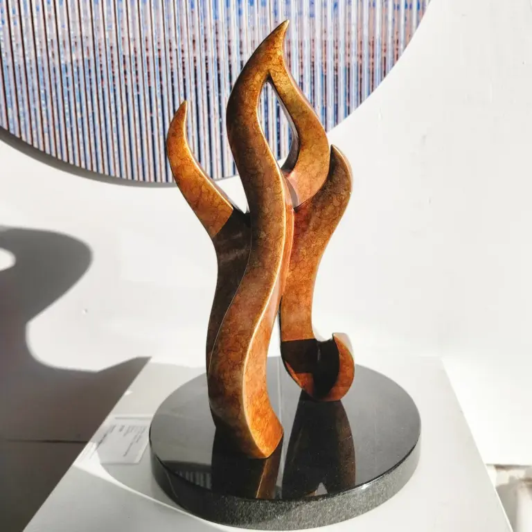 Bronze Figurative Sculpture – From the Ashes by Michael Vaynman, 40x18x15cm - view 9