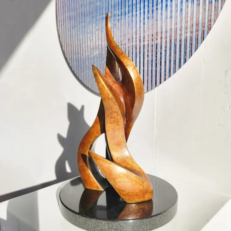 Bronze Figurative Sculpture – From the Ashes by Michael Vaynman, 40x18x15cm - view 8