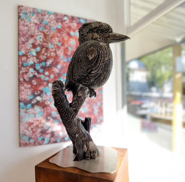 kookaburra outdoor garden sculpture