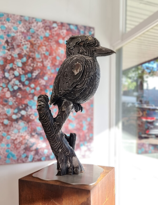 kookaburra outdoor garden sculpture
