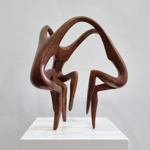 Bronze Figurative Sculpture – Dancers by Michael Vaynman, 35x35x45cm | ARTpark Australia