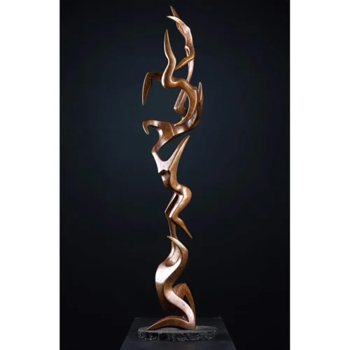 Bronze Figurative Sculpture – Flight by Michael Vaynman, 120x28x28cm | ARTpark Australia