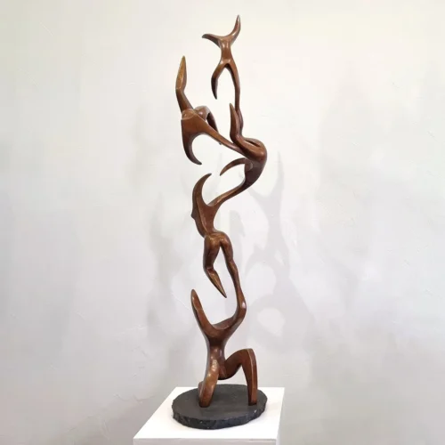 Bronze Figurative Sculpture – Flight by Michael Vaynman, 120x28x28cm | ARTpark Australia