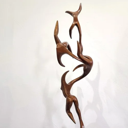 Bronze Figurative Sculpture – Flight by Michael Vaynman, 120x28x28cm | ARTpark Australia