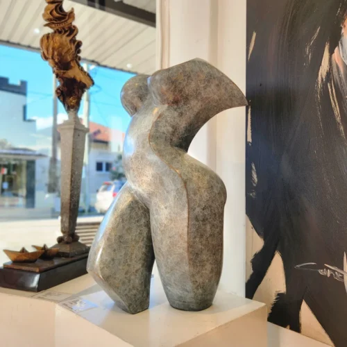 Bronze Figurative Sculpture – Metamorphisis by Michael Vaynman, 56x25x25cm | ARTpark Australia