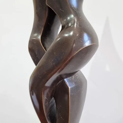 Bronze Figurative Sculpture – Entwined by Michael Vaynman, 150x26x26cm | ARTpark Australia