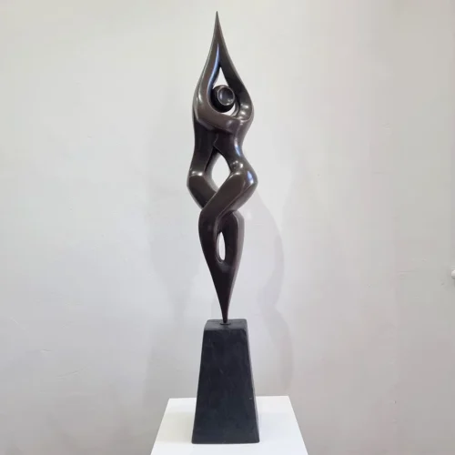 Bronze Figurative Sculpture – Entwined by Michael Vaynman, 150x26x26cm | ARTpark Australia