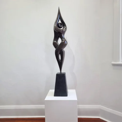 Bronze Figurative Sculpture – Entwined by Michael Vaynman, 150x26x26cm | ARTpark Australia
