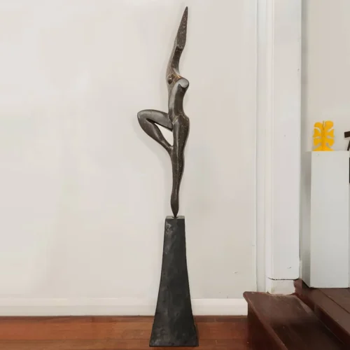 Bronze Figurative Sculpture – Victory by Michael Vaynman, 183x45x35cm | ARTpark Australia