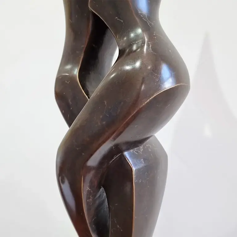 Bronze Figurative Sculpture – Entwined by Michael Vaynman, 150x26x26cm - view 5