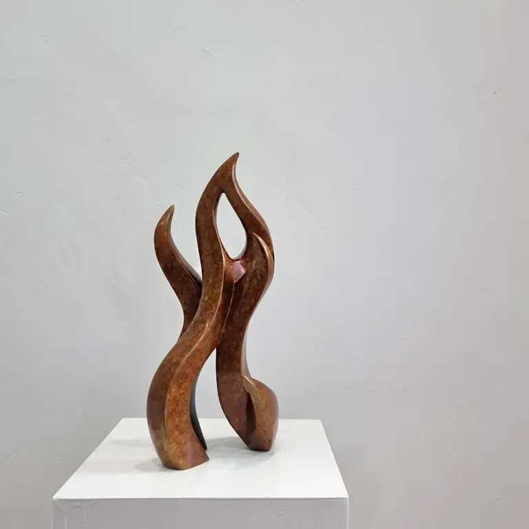 Bronze Figurative Sculpture – From the Ashes by Michael Vaynman, 40x18x15cm - view 6