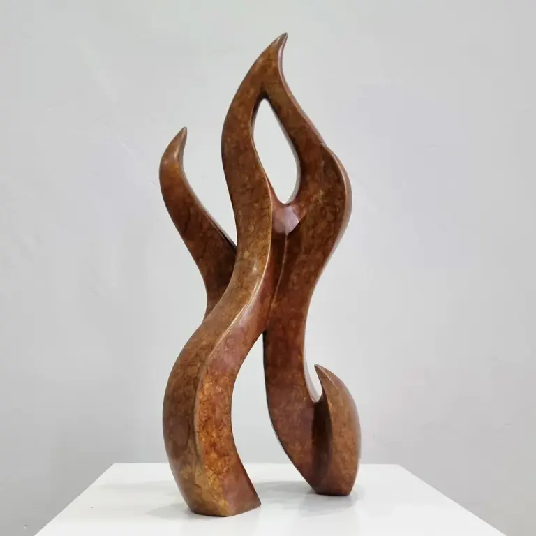 Bronze Figurative Sculpture – From the Ashes by Michael Vaynman, 40x18x15cm - view 4