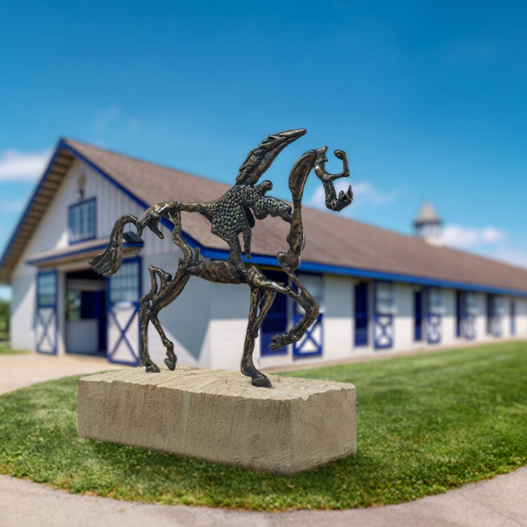Bronze Horse Sculpture – Tosca by Helena Lillywhite, 220x280cm - view 2